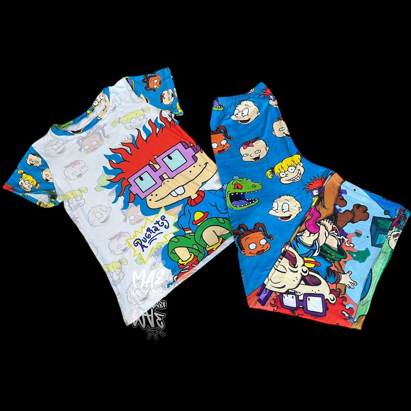 Pijama Rugrats celeste Talla Única