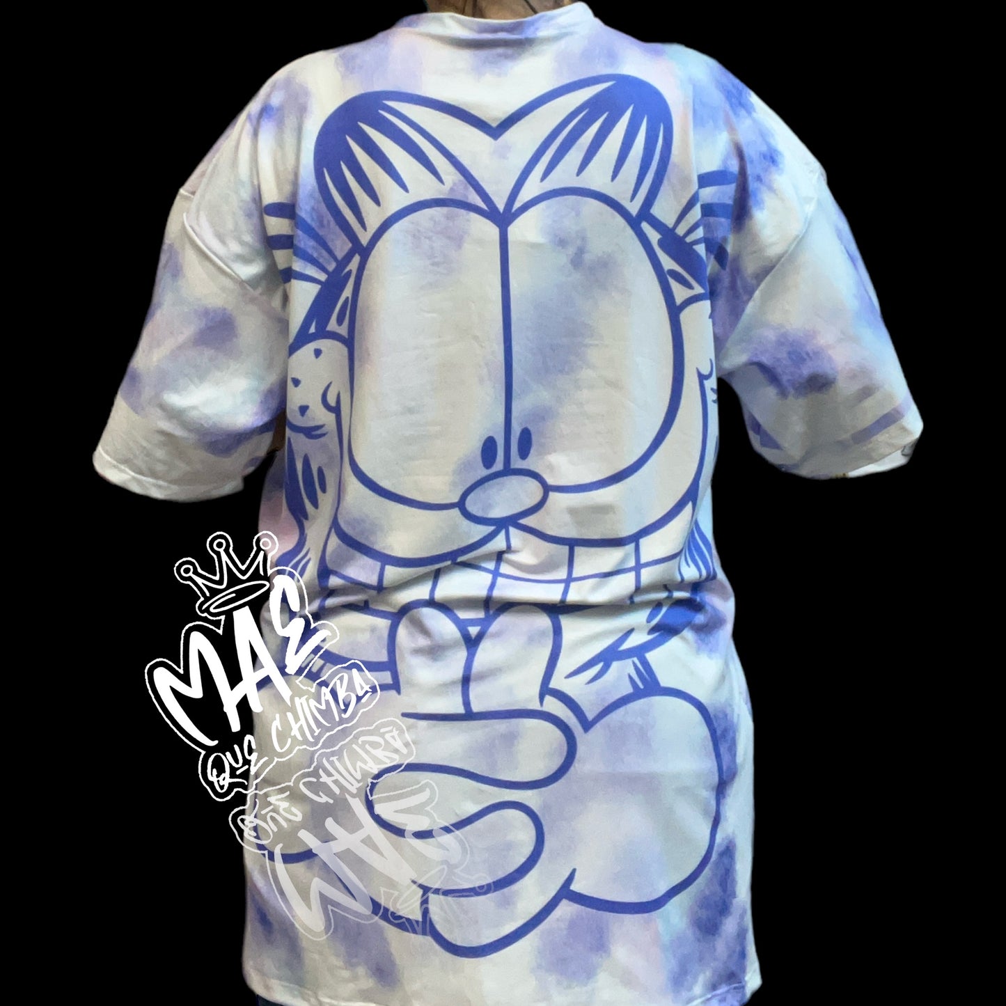 Bluson Garfield Celeste Oversize