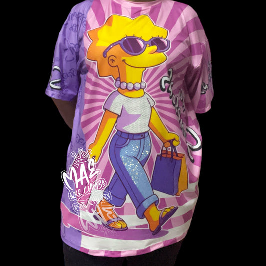 Blusón oversize Lisa Simpson