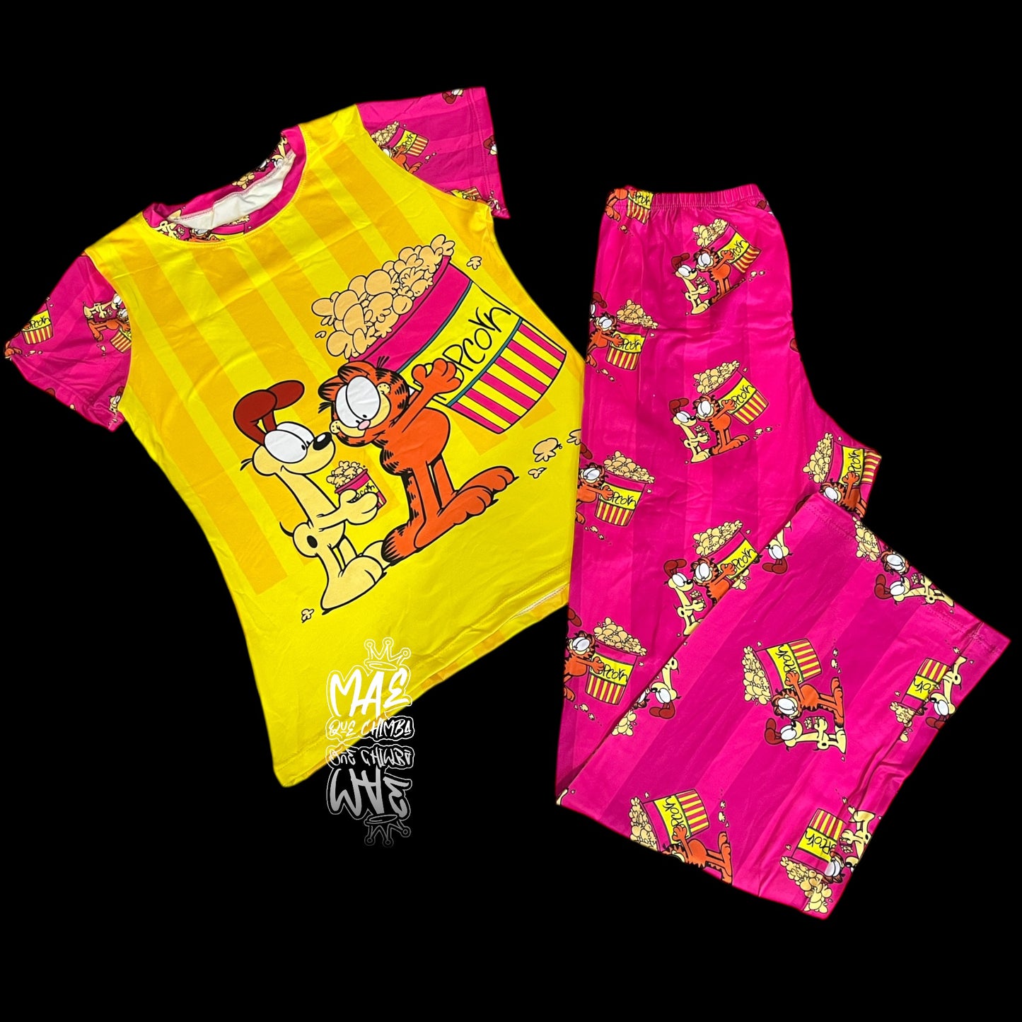 Pijama Garfield & Oddie talla única