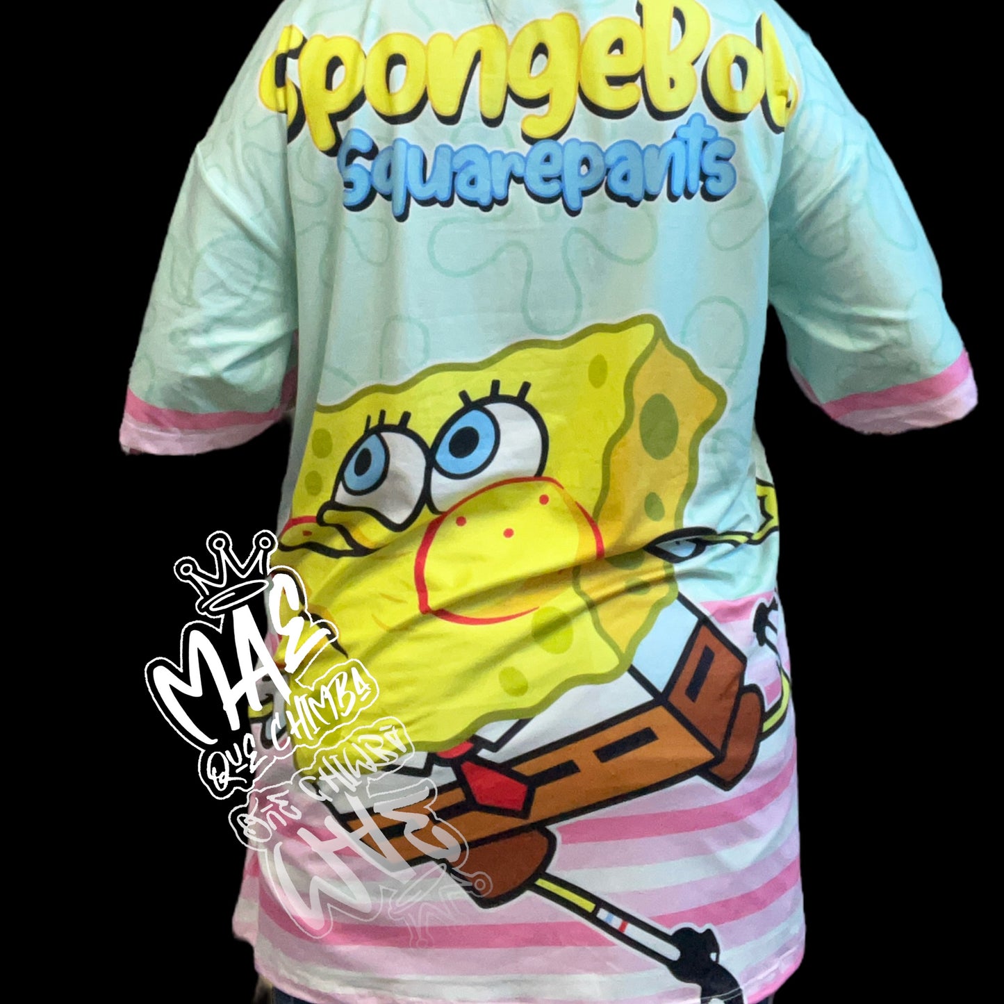 Bluson Bob Esponja Rosado-Amarillo Oversize