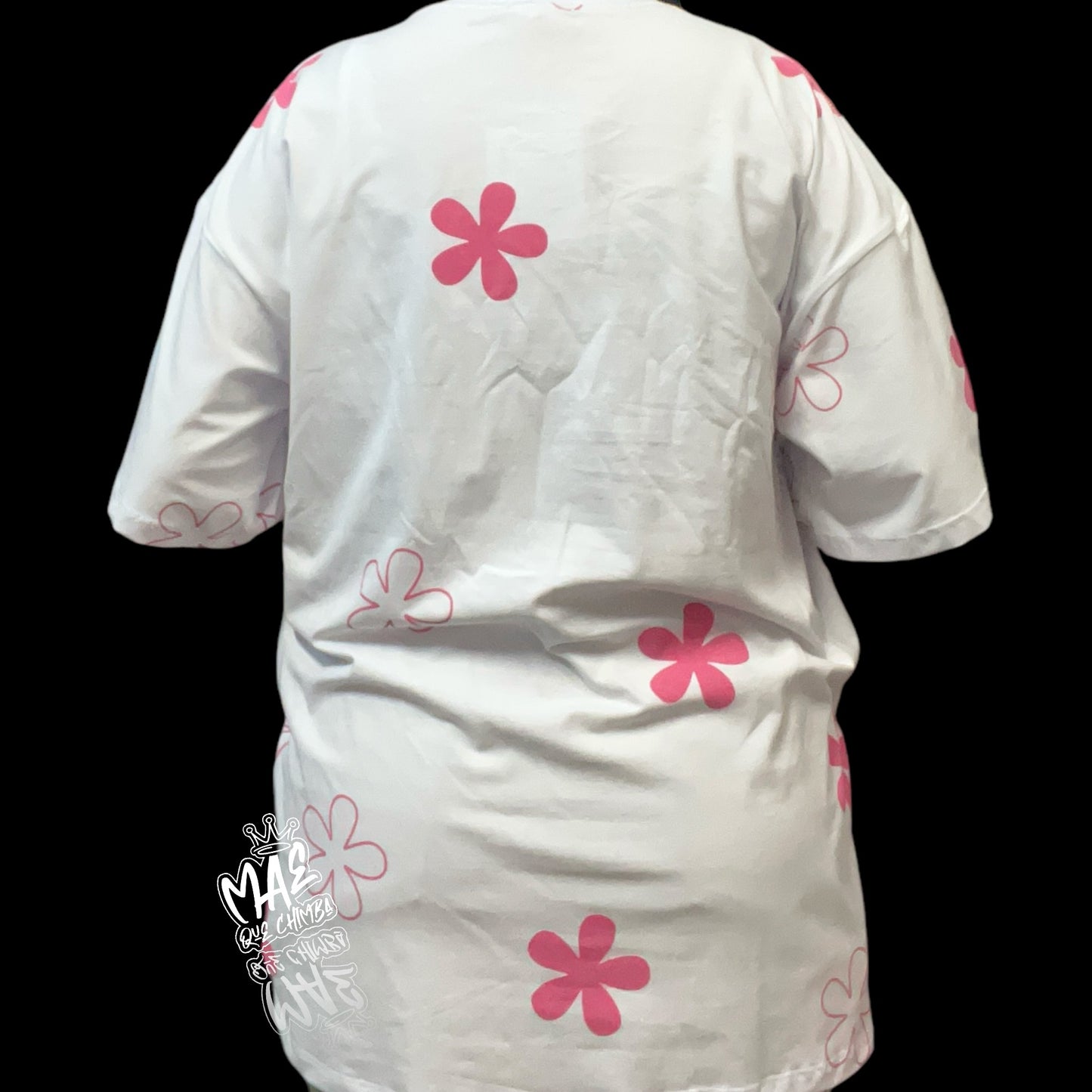 Blusón oversize Hello Kitty Flores y hada blanca