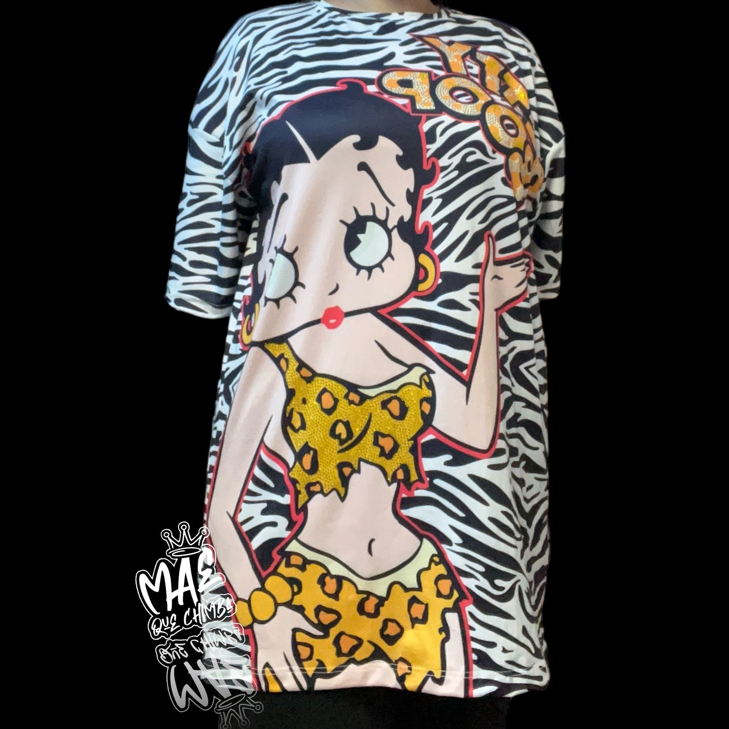 Blusón oversize Betty Boop Print