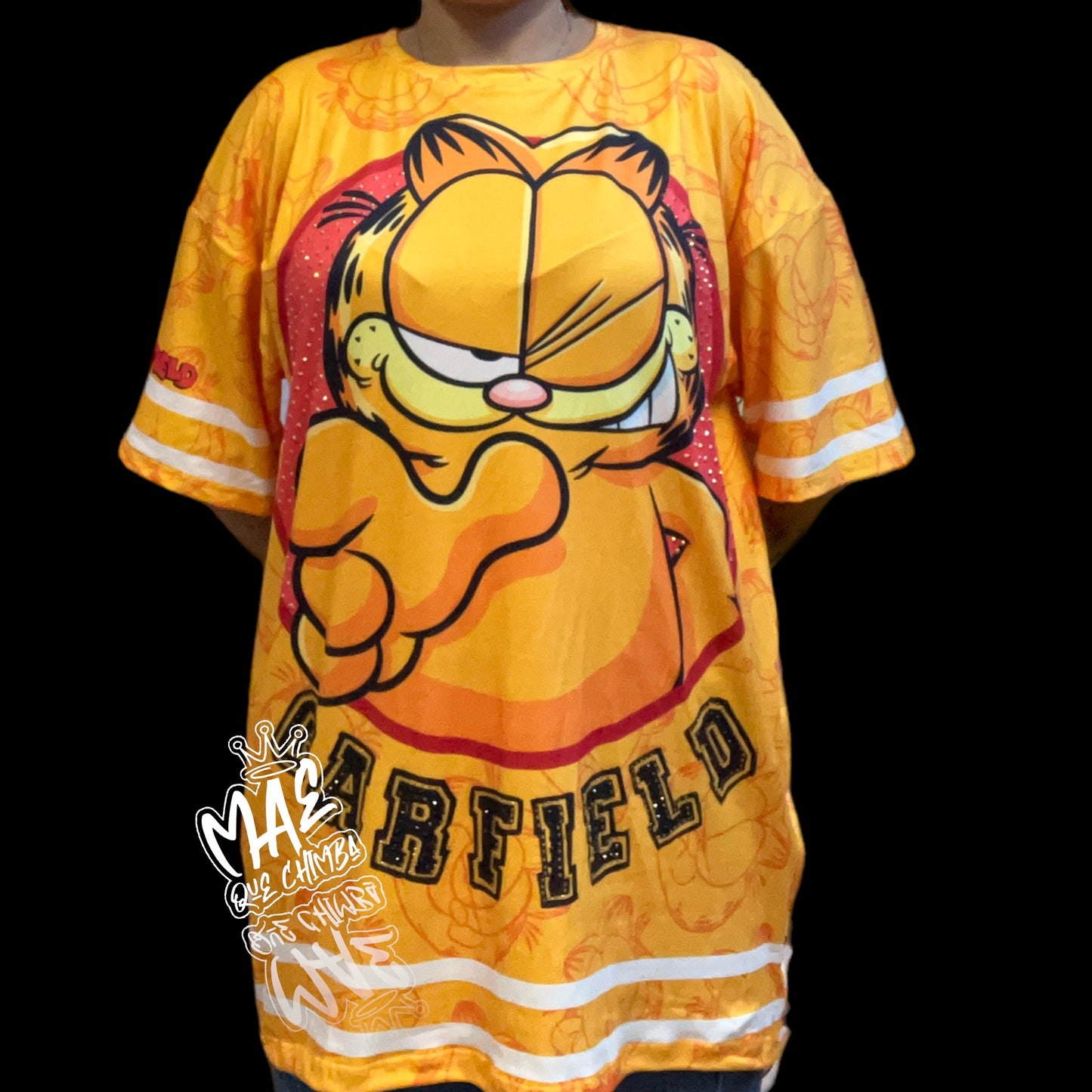 Blusón oversize Garfield amarillo