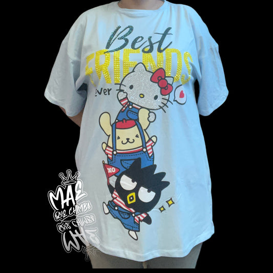 Bluson oversize Hello kitty best friends celeste