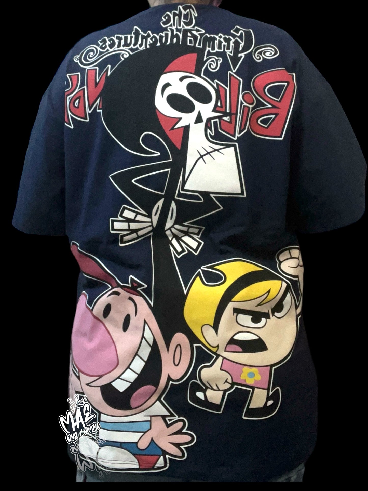 Blusón Billy & Mandy azul