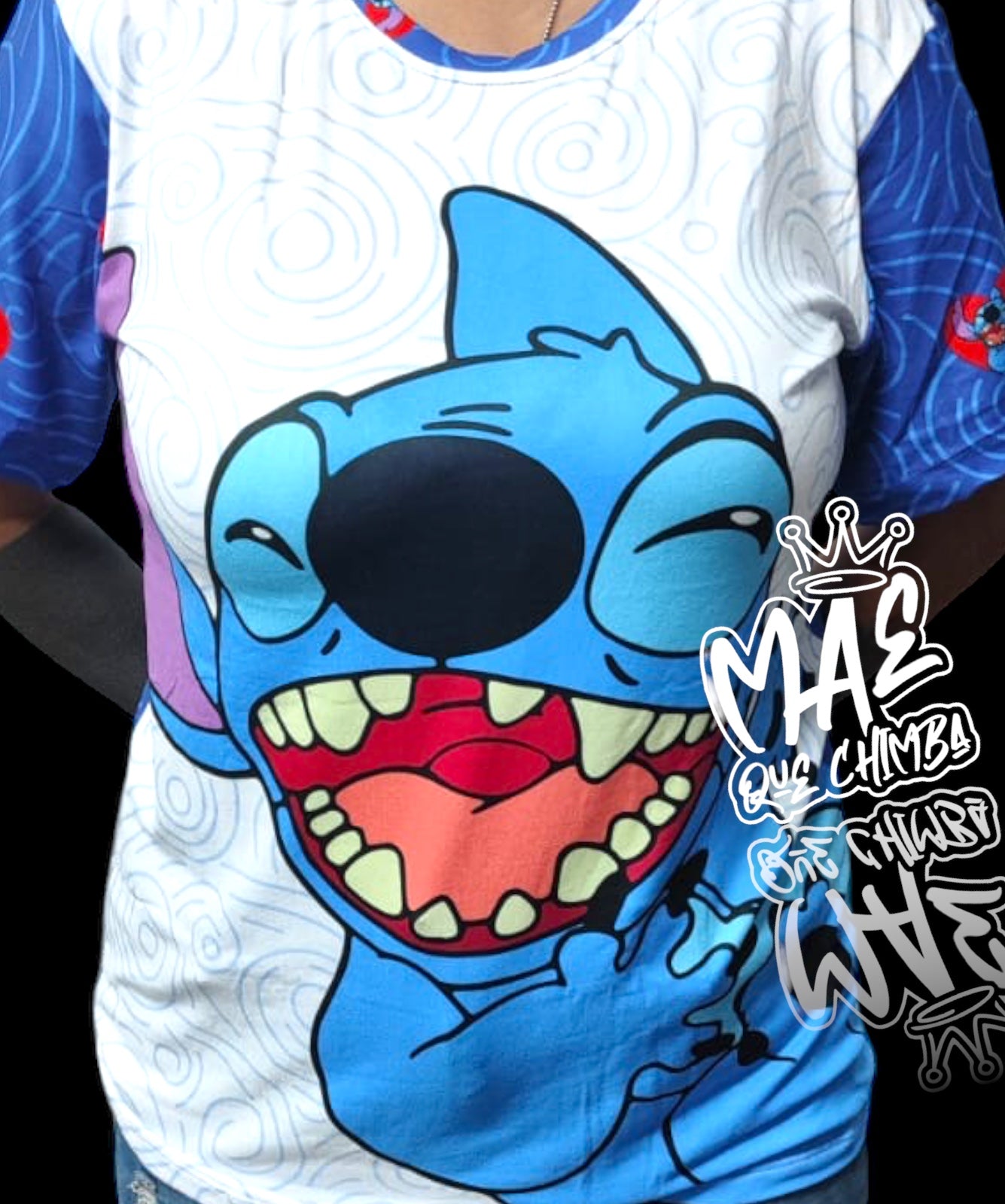 Bluson  Stitch Sonriente Azul