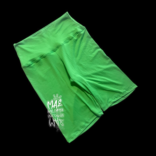 Biker short verde claro