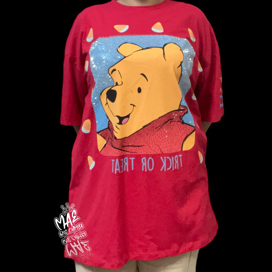 Blusón oversize Winnie Pooh Helados Rojo