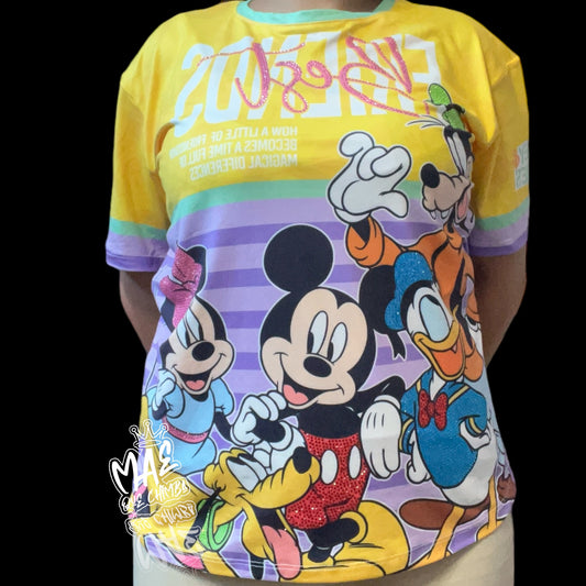 Blusa Corte L Mickey & Amigos