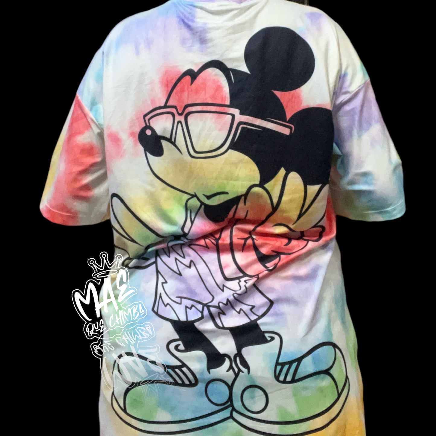 Blusón Oversize Mickey Mouse playero Tydie colores