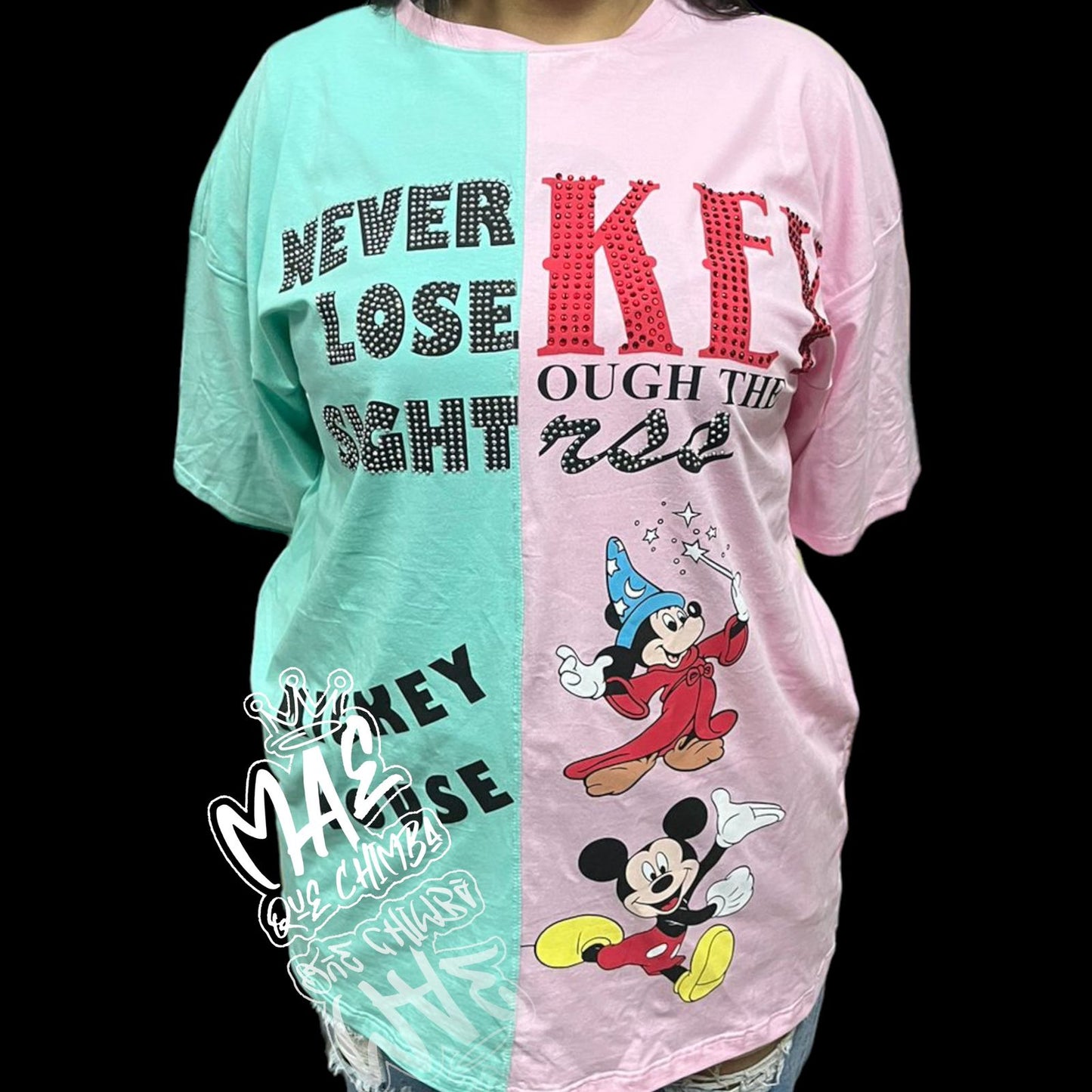 Bluson Mickey varita magica oversize