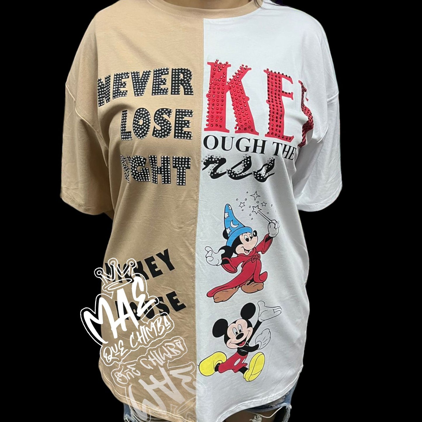 Bluson Mickey varita magica oversize