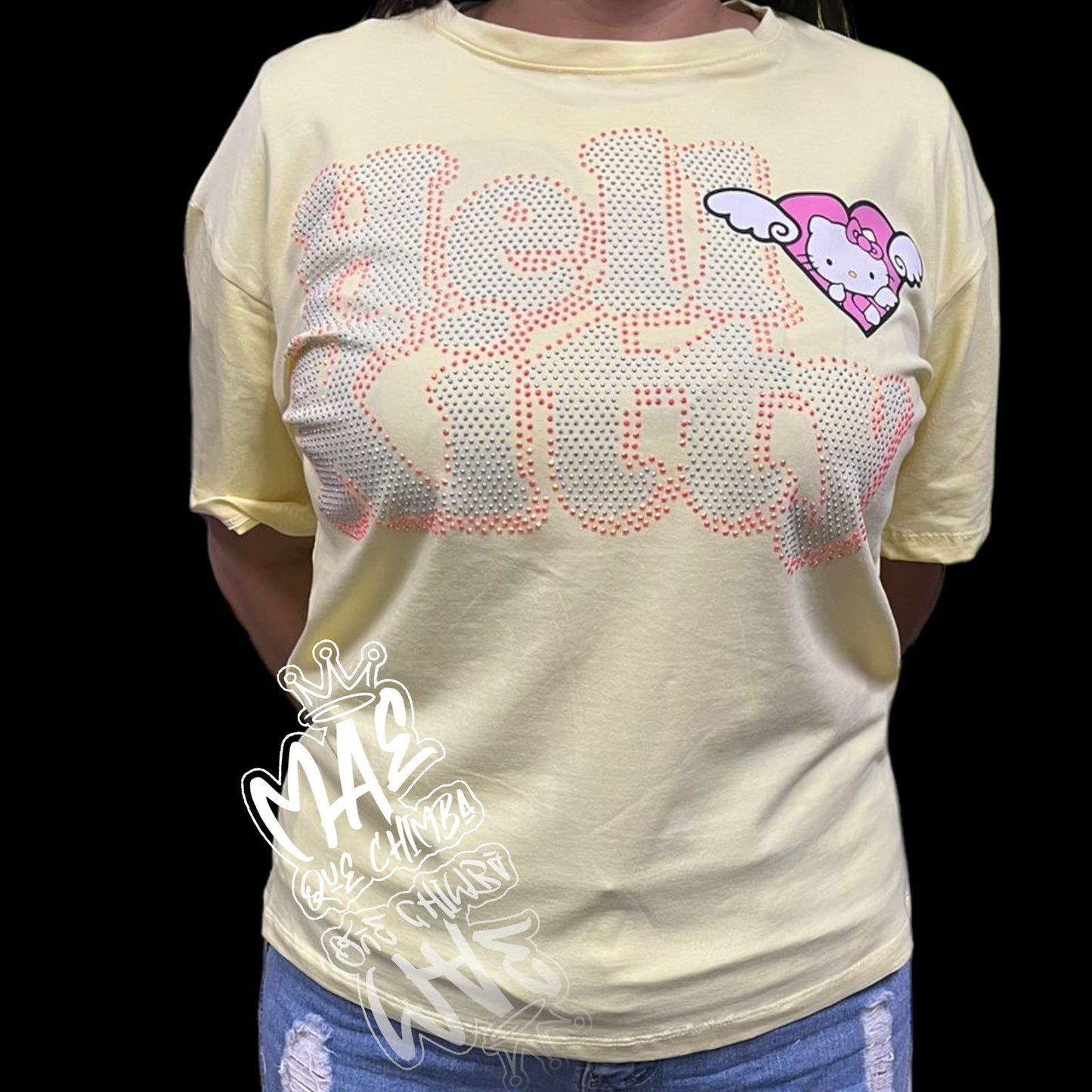 Blusa corte M/L kitty angelita