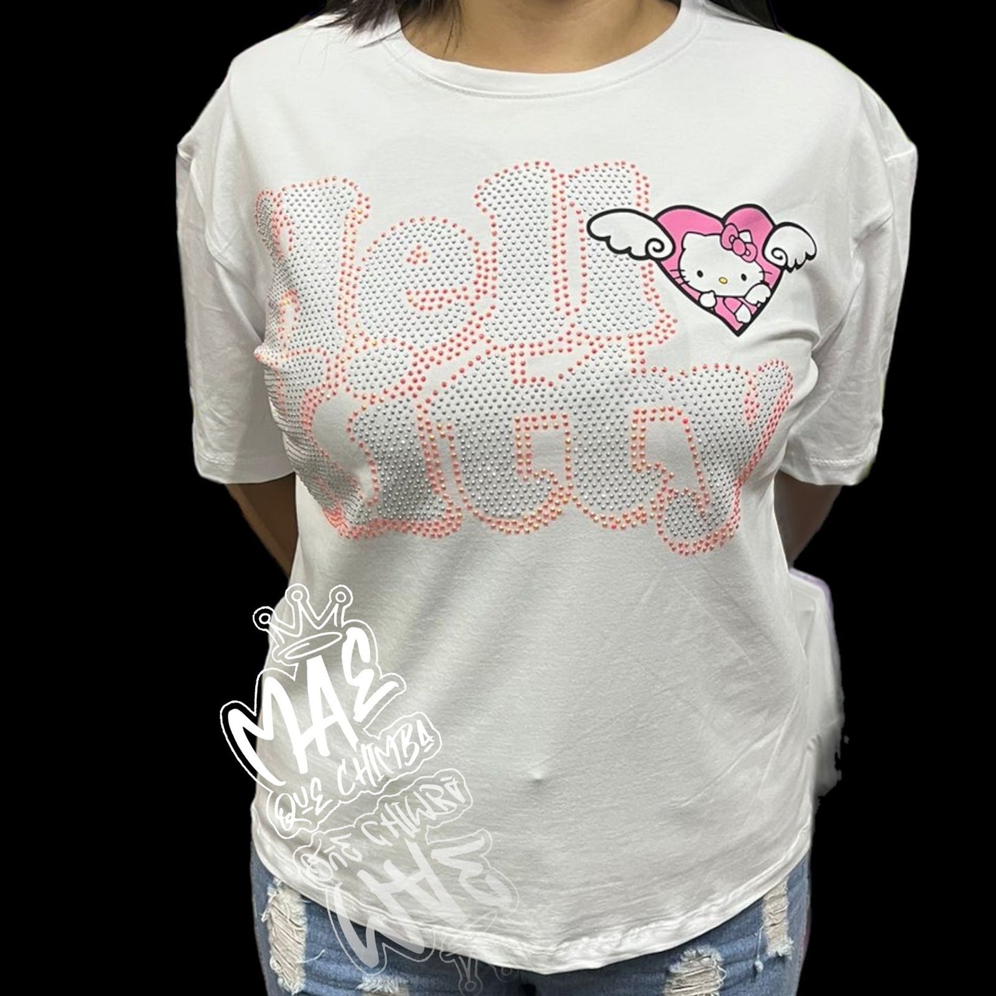 Blusa corte M/L kitty angelita